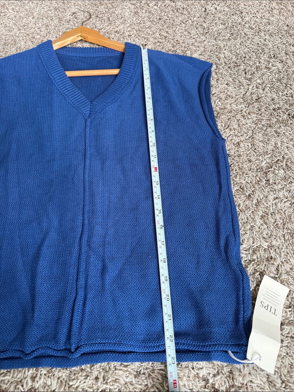 Amazon Sweater Tank Top Royal Blue Size Small - Picture 10 of 11